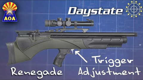 Daystate Renegade Trigger Adjustment - Service and Repair