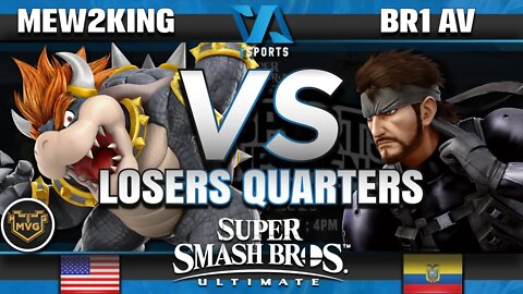 Mew2King (Game & Watch / Bowser) vs Br1 AV (Snake) - Ultimate Top 8 - VA Esports Online Open