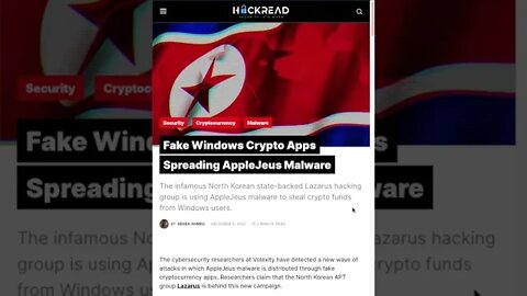North Korean Hacking Group Lazarus Spreading AppleJeus Malware