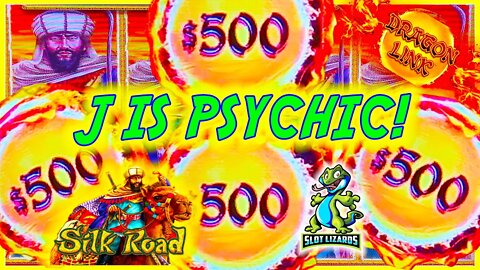 J KNOWS JACKPOTS!!! EPIC CALL FOR A BIG JACKPOT WIN! Dragon Link Silk Road Slot