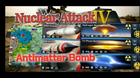 World Conqueror 4, Antimatter Bomb Attack with LRB Missile #shorts @ZHH Channel