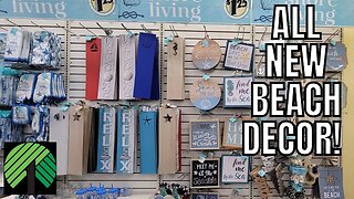 DOLLAR TREE | NEW BEAUTIFUL BEACH DECOR AND SUMMER DECOR! | STORE WALK THRU @dollartree #dollartree