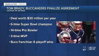 6-time Super Bowl champion Tom Brady expected to sign with the Bucs