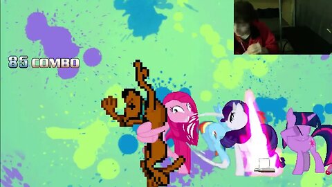 My Little Pony Characters (Twilight Sparkle And Rainbow Dash) VS Scooby-Doo The Dog In A Battle