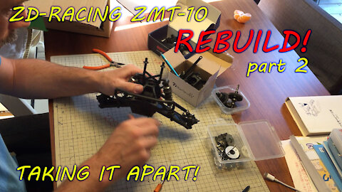 ZD Racing Thunder ZMT-10 (10427S/9106) Rebuild part 2