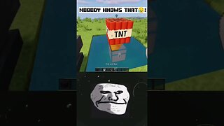 Minecraft: nobody Knows That😥 #short #viral #trending