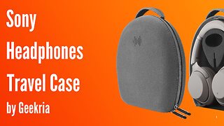 Sony Over-Ear Headphones Travel Case, Hard Shell Headset Carrying Case | Geekria