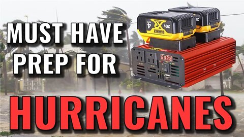 THE Must Have Hurricane Prep For Power - Uses Milwaukee, DeWalt, Or Makita Batteries!