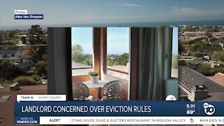 San Diego landlord concerned over eviction rules