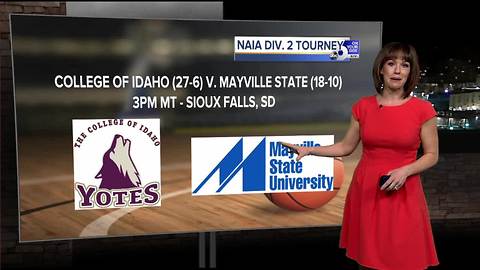 Rachel talks about Yotes vs. Comets in NAIA tourney