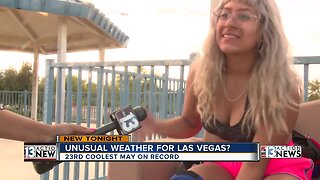 Southern Nevada experiencing 'cool' month of May