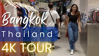 Siam Paragon to MBK Center - 4K Walking Tour