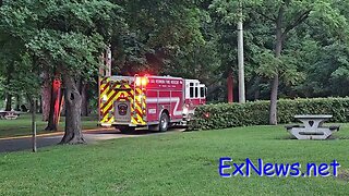 Fire at Polson Park Gazebo