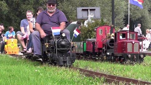 Miniature steam railroad at Spaarnwoude Holland (3)