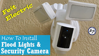 DIY Install a Flood Light with Security Camera from Feit Electric