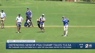 Defending Senior PGA champ talks Tulsa