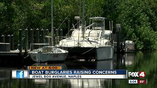 Burglars steal $5,000 in parts from Naples boat