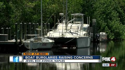 Burglars steal $5,000 in parts from Naples boat