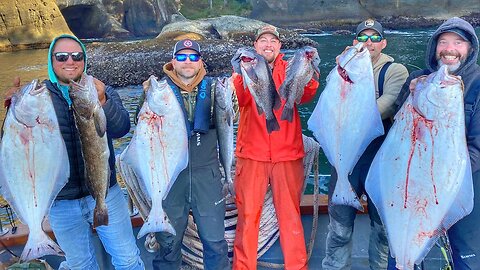 Our Day CHANGED Fast With This Adjustment!! (Neah Bay Hailbut, Sea Bass, & Ling Fishing)