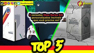 🔝 TOP 5! Conheça 5 consoles XBOX SERIES X|S personalizados incríveis que você precisa ver!