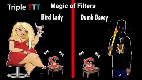 Boss Lady Bird and Dumb Gene Us and Filters Cartoon