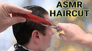 ASMR Haircut | Mens scissor cut