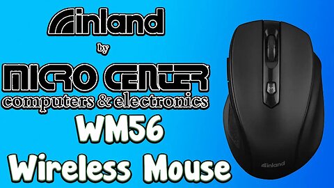 Experience Wireless Freedom with the Inland WM56 Black Notebook Mouse