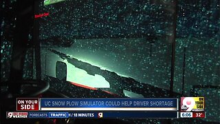 How UC's snowplow simulator could help ODOT with a driver shortage