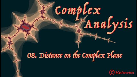 08 Distance on the Complex Plane