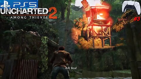 Uncharted 2 Among Thieves (Remastered - #3) - Live no Playstation 5