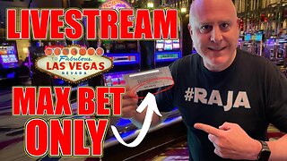 GRAND JACKPOT OR BUST! 🔴 LIVE HIGH LIMIT SLOTS IN SIN CITY!