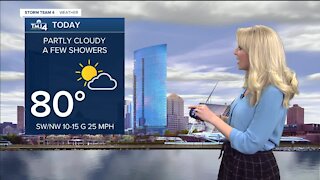 Some clouds move in Wednesday afternoon