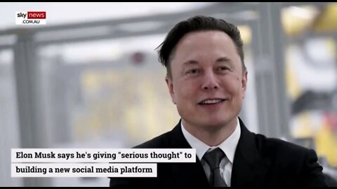 Elon Musk thinks to build a FREE SPEECH social media platform