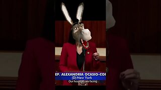 Alexandria Ocasio Cortez Donkey Face