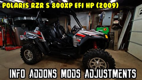 Polaris Ranger RZR 800XP S EFI HP (2009) Info, custom mods, High Performance.