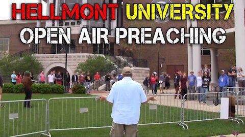 HELLmont (Belmont) University Open Air Preaching | Spring 2015 | Street Preacher Kerrigan Skelly