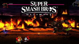 Super Smash Bros Ultimate - Demon King Ganon Boss Fight