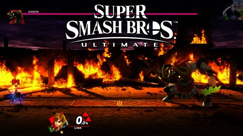 Super Smash Bros Ultimate - Demon King Ganon Boss Fight