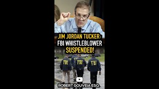 Jim Jordan: FBI Whistlerblower SUSPENDED! #shorts