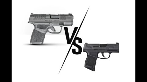 Springfield Hellcat or Sig Sauer P365? Who dominated and why? #pewpew #pewpewlife #shorts #short