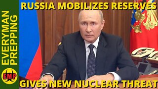 Russia War Update. Russia Mobilizes 300,000 New Troops & Issues New Nuclear Threat.