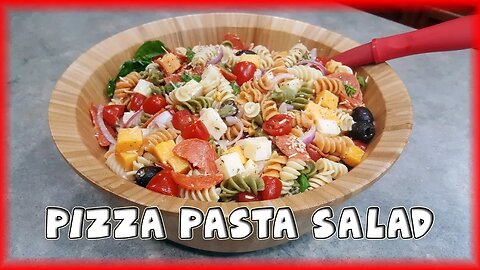 Pizza Pasta Salad - International Summer Cooperation