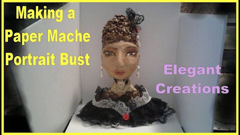 🔴 How to Make a Paper Mache Portrait Bust