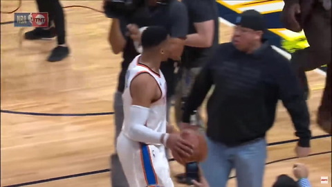 Rogue Fan Sparks Altercation With Russell Westbrook