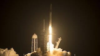 SpaceX Launches Crew Of Astronauts To Space Station