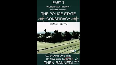 {PART 3} "THE POLICE STATE CONSPIRACY" ALEX JONES CALLED IT IN 2010!!!