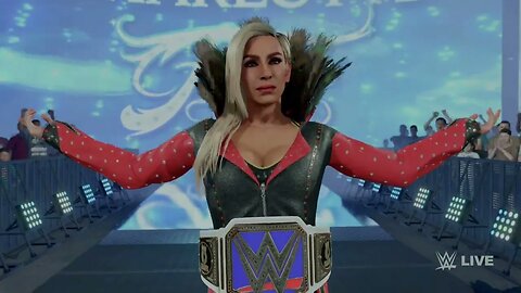 WWE2K23 Charlotte Flair Championship Entrance