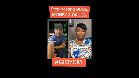 Stop posting GUNS, MONEY & DRUGS