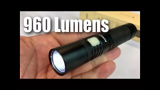 The awesome AUKEY Rechargeable Ultra-Bright 960-Lumen LED Tactical Flashlight