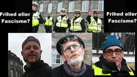 Demonstration in Copenhagen Denmark against Fascism Martin MD, Per Rye og Falke [23.02.2021]